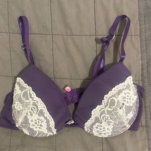 Purple kiss & tell bra 34D